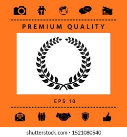 Laurel wreath. Graphic elements for your design