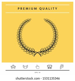 Laurel wreath. Graphic elements for your design