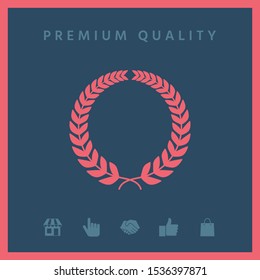Laurel wreath. Graphic elements for your design