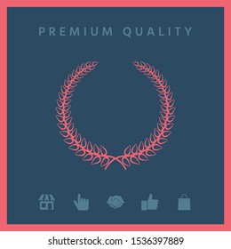 Laurel wreath. Graphic elements for your design