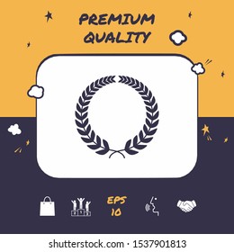 Laurel wreath. Graphic elements for your design