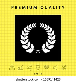 Laurel wreath . Graphic elements for your design