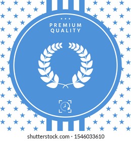 Laurel wreath . Graphic elements for your design