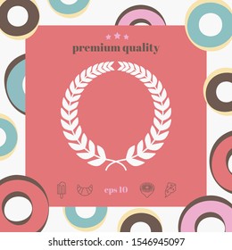 Laurel wreath. Graphic elements for your design