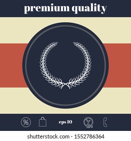 Laurel wreath. Graphic elements for your design