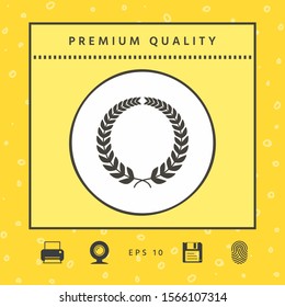 Laurel wreath. Graphic elements for your design