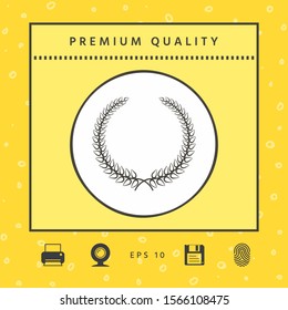 Laurel wreath. Graphic elements for your design