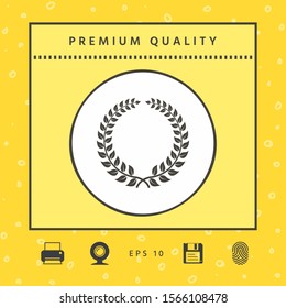 Laurel wreath. Graphic elements for your design