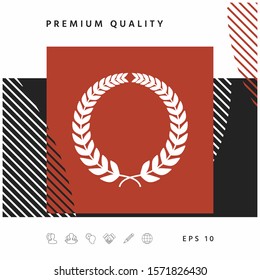 Laurel wreath. Graphic elements for your design