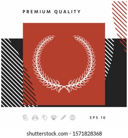 Laurel wreath. Graphic elements for your design