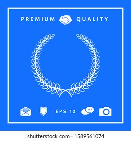 Laurel wreath. Graphic elements for your design