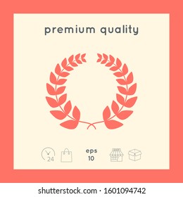 Laurel wreath . Graphic elements for your design