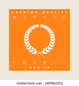 Laurel wreath. Graphic elements for your design