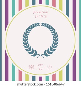 Laurel wreath. Graphic elements for your design