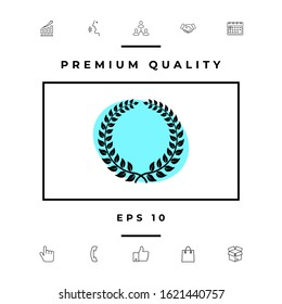Laurel wreath. Graphic elements for your design