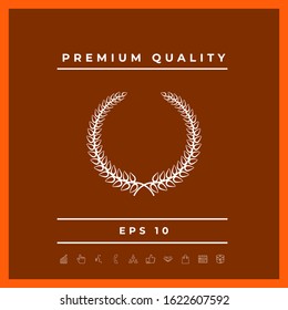 Laurel wreath. Graphic elements for your design