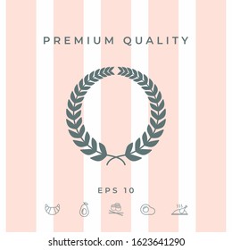 Laurel wreath. Graphic elements for your design