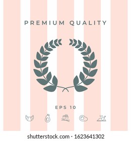 Laurel wreath . Graphic elements for your design