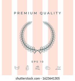 Laurel wreath. Graphic elements for your design
