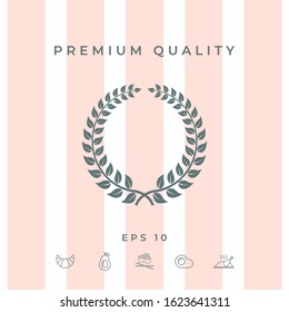 Laurel wreath. Graphic elements for your design