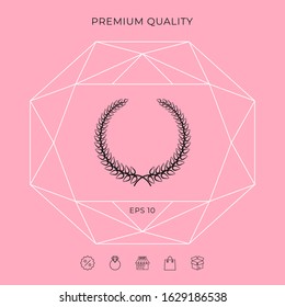 Laurel wreath. Graphic elements for your design