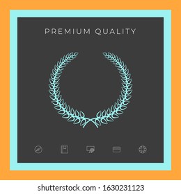 Laurel wreath. Graphic elements for your design
