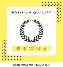 Laurel wreath. Graphic elements for your design