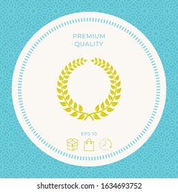 Laurel wreath. Graphic elements for your design