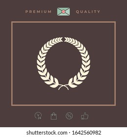 Laurel wreath. Graphic elements for your design