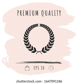 Laurel wreath. Graphic elements for your design