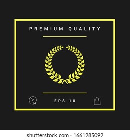 Laurel wreath. Graphic elements for your design
