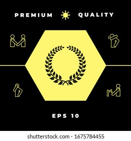 Laurel wreath. Graphic elements for your design