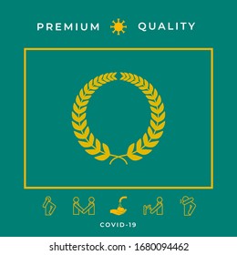 Laurel wreath. Graphic elements for your design