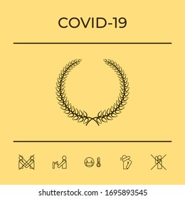 Laurel wreath. Graphic elements for your design