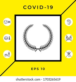 Laurel wreath. Graphic elements for your design