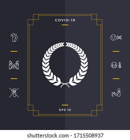 Laurel wreath. Graphic elements for your design