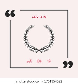 Laurel wreath. Graphic elements for your design