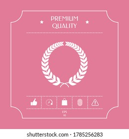 Laurel wreath. Graphic elements for your design