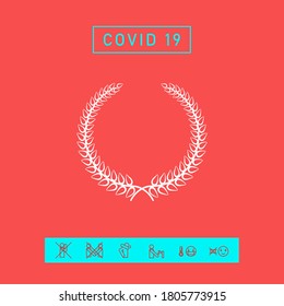 Laurel wreath. Graphic elements for your design