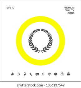 Laurel wreath. Graphic elements for your design