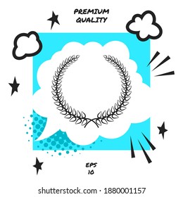Laurel wreath. Graphic elements for your design