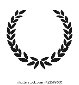 Laurel wreath icon. 