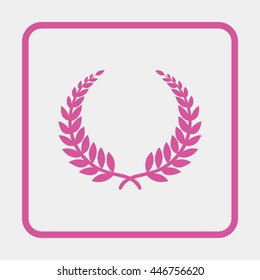 Laurel wreath icon.