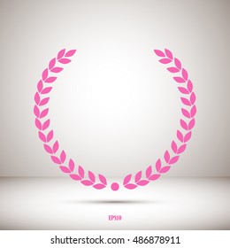  laurel wreath  icon