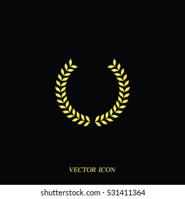 Laurel wreath icon.