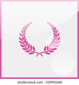 Laurel wreath icon.
