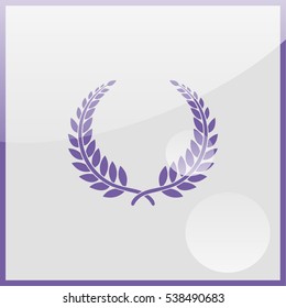Laurel wreath icon.