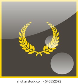 Laurel wreath icon.