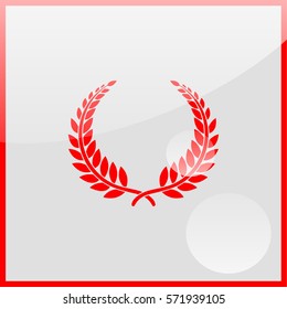 Laurel wreath icon.