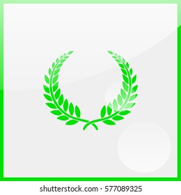Laurel wreath icon.